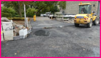 18.10.16 - Das Straenteil an der Kluse ist fertig.