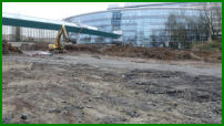 22.12.16 - Die Betonfahrbahn ist komplett ausgebaut.