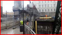 21.11.17 - Die Treppe wird nun zurckgebaut.