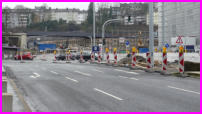 09.01.2017 - Die Fahrbahnmarkierungen in der Morianstrae sind auch schon erfolgt