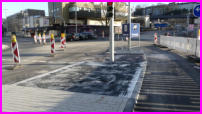 14.02.17 - nachmittags - An der Morianstrae ist der berweg fertig.