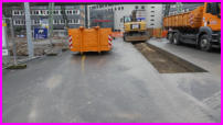 01.02.2017 - Auf ca 15 Meter wurde die Strae wieder geffnet.
