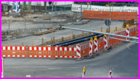 16.02.17 -  Es geschied etwas an diese Baustelle .Diese 2 Rohre wurden neu angeliefert.