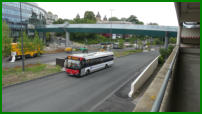 13.06.17 - Die Busse werden ber die Nordseite der B 7 umgeleitet.