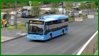 13.06.17 - Die Busse werden ber die Nordseite der B 7 umgeleitet.