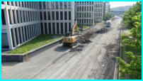 30.05.17 - Rckbau des Brgersteiges.