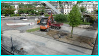 01.06.17 - Der Schotter wird nun wieder ausgebaut.