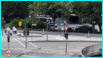 04.07.17 - An der Ausfahrt Kasionostrae wurde der 1. Teil  zurckgebaut.