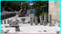 11.07.17 - Die Arbeiten am Brgersteig gehen nun weiter