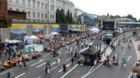 Blick von der prov. Fugngerbrcke