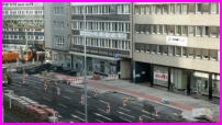 08.12.16 - Dank des frostfreien Wetteres kann nun weitergearbeitet werden. Bald ist die Ecke zur Morianstrae erreicht.
