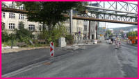 11.10.16 - Der fehlende Rest der Asphaltschicht wurde heute eingebaut.