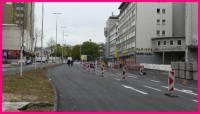 18.10.16 -  Der Verkehr fliet nun ber die Nordseite.