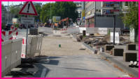 08.09.16 - An der Nordseite wird weiter der Unterbau hergestellt.