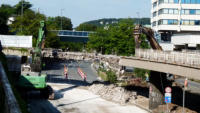 02.08.14 - Der Rckbau hat begonnen.