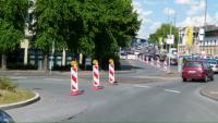 19.05.14 - gesperrter Kreisel - Blick Richtung Hoeftstrae