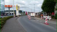 14.06.14 - Die Verkehrsinsel ist fertig zurckgebaut.- Blick aus Richtung Hoeftstrae