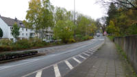 14.11.13 - Blick von der Haltestelle in Fahrrichtung Ronsdorf