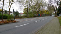 14.11.13 - Blick von der Haltestelle in Fahrrichtung Ronsdorf