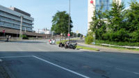 01.08.2014 - Im Vordergrund links sehen wir die Kiss & Ride parkpltze