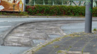 18.09.14 - Hier werden als nchster Schritt Betonpfhle versengt werden.