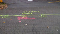 06.12.14 - Der Verlauf der neuen Sttzmauer wurde nun Markiert.