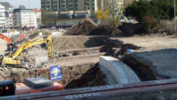 17.03.15 - Die Decke des ex personnentunnel wird zurckgebaut.