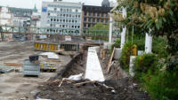 27.04.15 - Die Mauerkrone wurde nun ausgeschalt