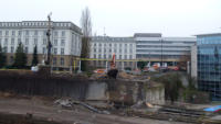 11.02.15 - Das  alte Brckenlager Immermannstrae wurden heute teilweise freigelegt. 