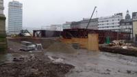 08.01.2015 - Zur Zeit werden die Treppen und die Rollirampen erstellt.