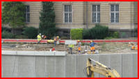 20.09.16 - Hier wird an der prov. Gasleitung gearbeitet. Vorarbeitet zum Rckbau?