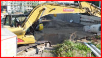 02.09.16 - Nun wird der weitere Graben fr die Gasleitung vorbereitet.