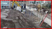23.03.16 - fast tglich verndern sich die Ansichten. Der Betonstreifen mu noch aushrten
