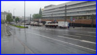 30.05.16 - Die Absperrtruppe ist da.