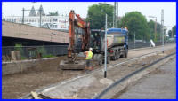 23.07.16 - Der Unterbau wird wieder ausgebaut.