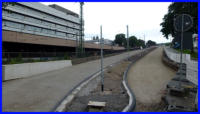 09.08.16 - Der Unterbau ist nun fertig zum Einbau der Asphalttragschicht.