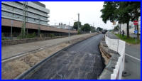 11.08.16 - 11.08.16 - Heute wurde die Bahnhofstrae geteert.