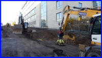29.10.16 - Die Gas und Wasserleitungen wurden neu verlegt.