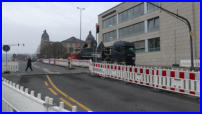 09.02.17 - Hier wird ein Teil der Kreuzung abgefrst.