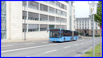 10.07.17 - Die Linienbusse fahren jetzt wieder ihre rsprnglichen Linenwege. 