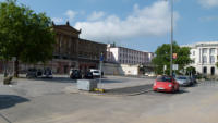 31.08.14 - Der Vorplatz aus Sicht vorn Baufeld Busbahnhof