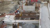 26.03.15 - verschalung fr die Rolltreppe ?