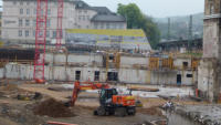 25.04.15 - Die erste betonschicht ist gegossen.