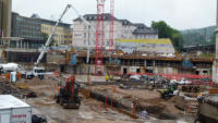 22.06.15 - Der nchste Teilabschnitt wird nun gegossen.