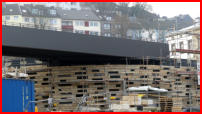 16.02.17 - Unter der Brcke scheint die entgltige Hhe erreicht zu srin.