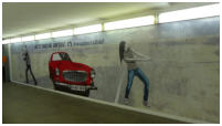 09.10.2018 - Im Tunnel wurde diese Wandposter angebracht.