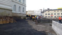 16.01.15 - Die Fugngerbrcke ist erffnet.