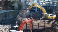 28.02.15 - Rckbau des alten Widerlager