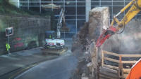 28.02.15 - Rckbau des alten Widerlager