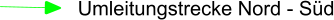 Umleitungstrecke Nord - Sd